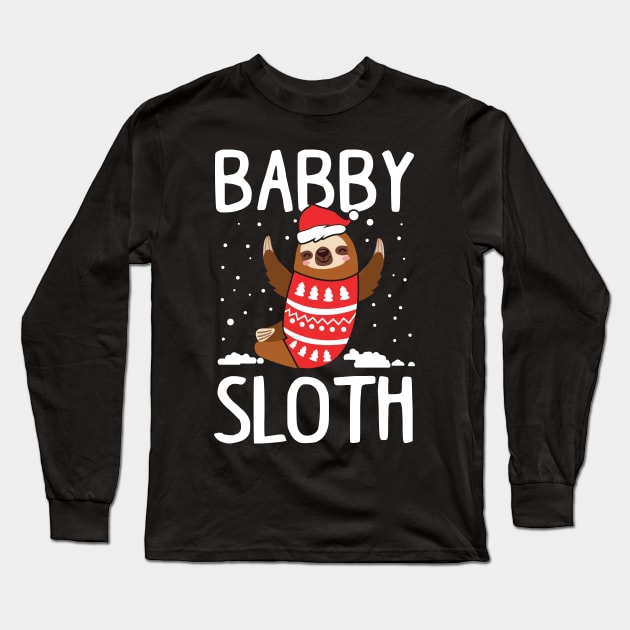 Matching Sloth Ugly Christmas Sweatshirts Long Sleeve T-Shirt by KsuAnn